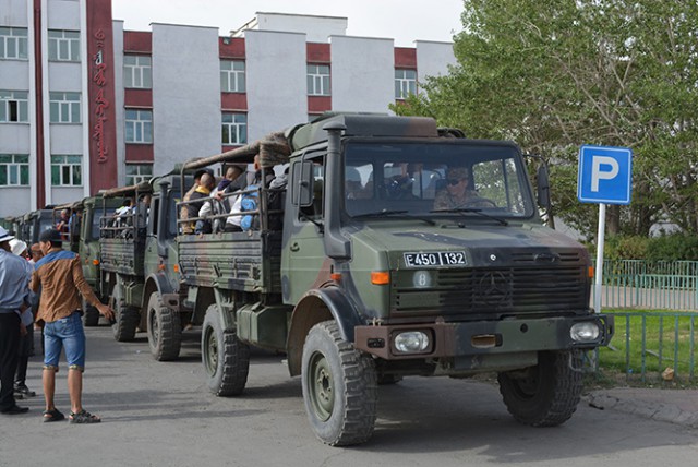 Военные сборы монгольских студентов