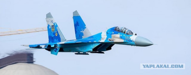 Разбился Су-27 ВВС Украины, летчик погиб