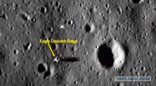 Индийский космический аппарат «Чандраян-2» зафиксировал след астронавтов США на Луне