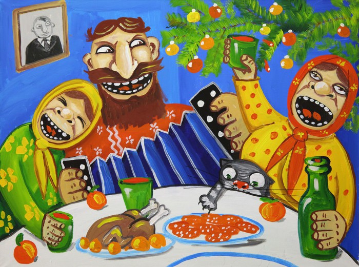 Народный художник Вася Ложкин