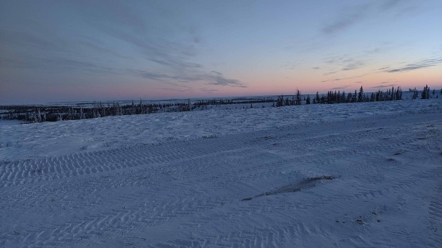 Заполярье из кабины грузовика