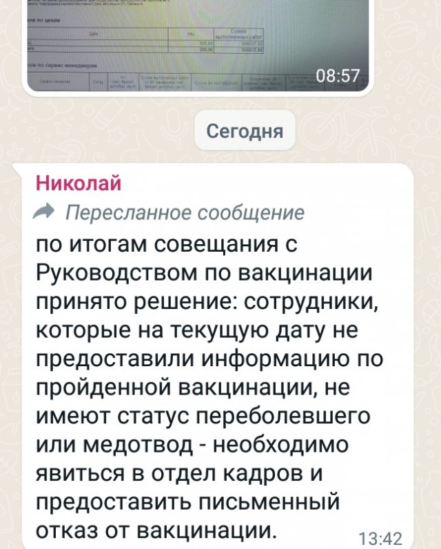 Люди сами себе подписывают отстранение от работы
