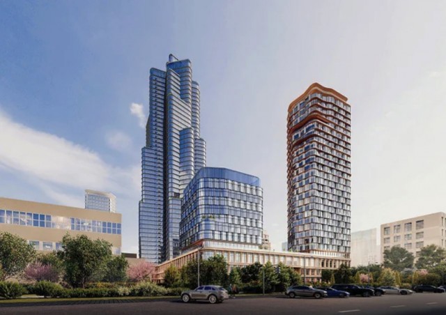 Новый небоскрёб на Пресне в Москве