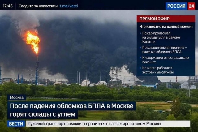 Чёрный дождь пошёл в Подмосковье