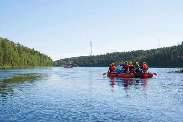 Сплав по реке Умба, Кольский полуостров с выходом в Белое море
