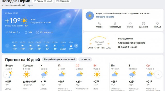 Лето на Урале
