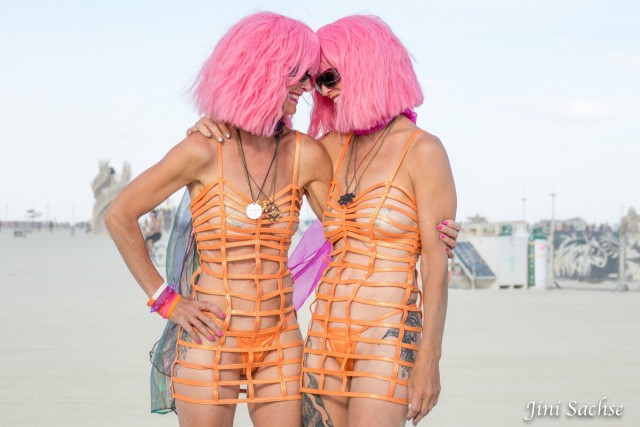 Экстравагантные посетители фестиваля "Burning Man 2019"