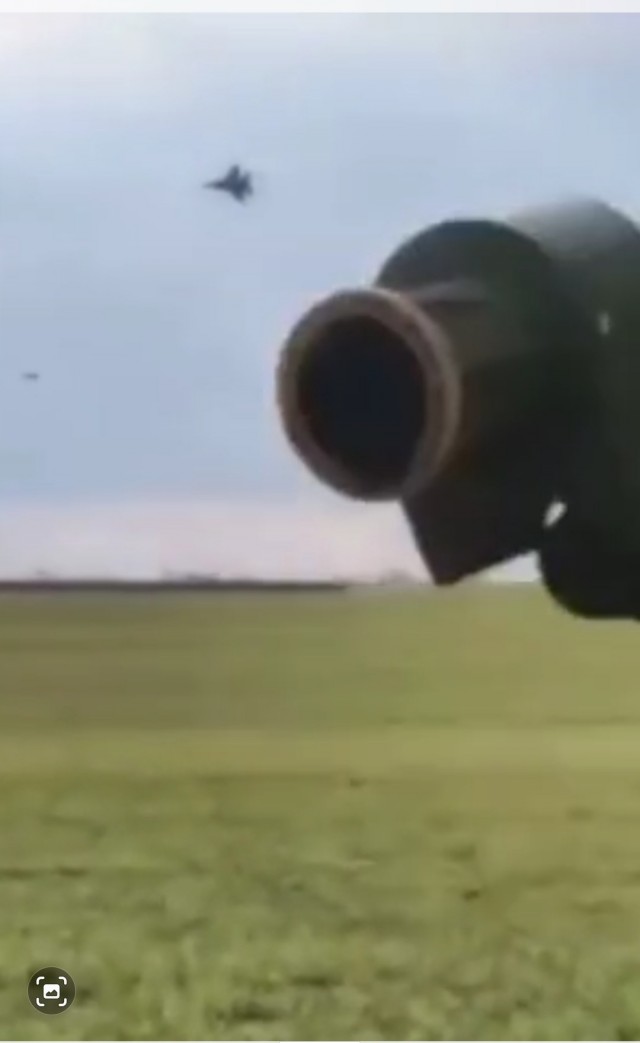 Боевое применение ПЗРК украинскими военными по российскому истребителю