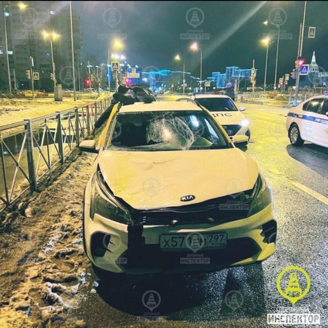 Прокатился с трупом на крыше