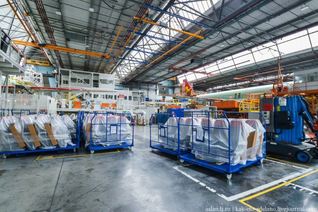 Как собирают самолеты Airbus