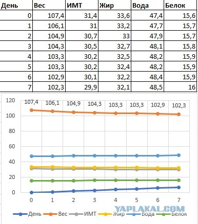 Я охудеваю от такой жизни… Вторая неделя.