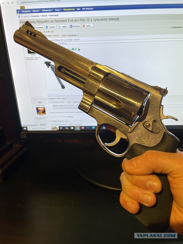 Револьвер Requiem из Resident Evil это РШ-12 с тульского завода