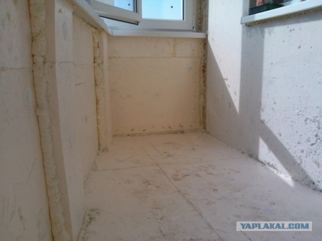 Мой вариант утепления балкона