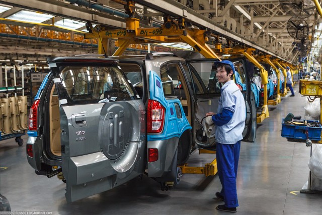 Завод «Chery» в Китае
