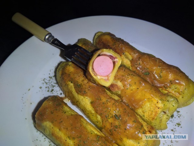 Ночной дожор, макарошки с сосиской!