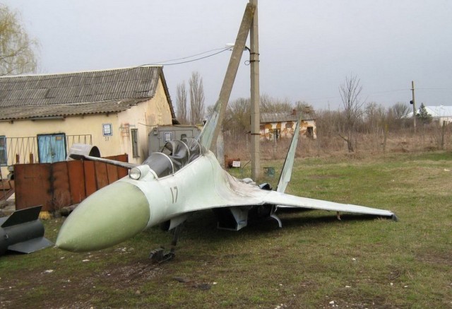 Су - 11. Модель самолета из бумаги