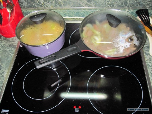 Говяжьи ребра, тушеные с яблоками!