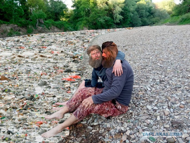 Фотожаба: С кумом на речке