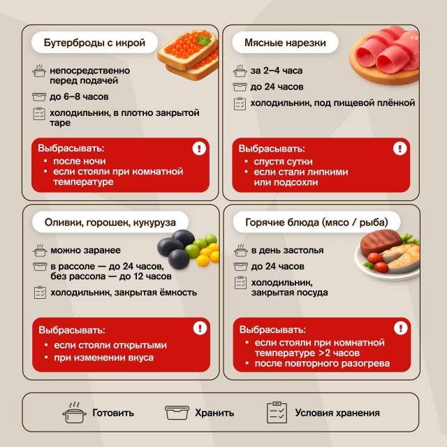 Как не отравиться в Новый год