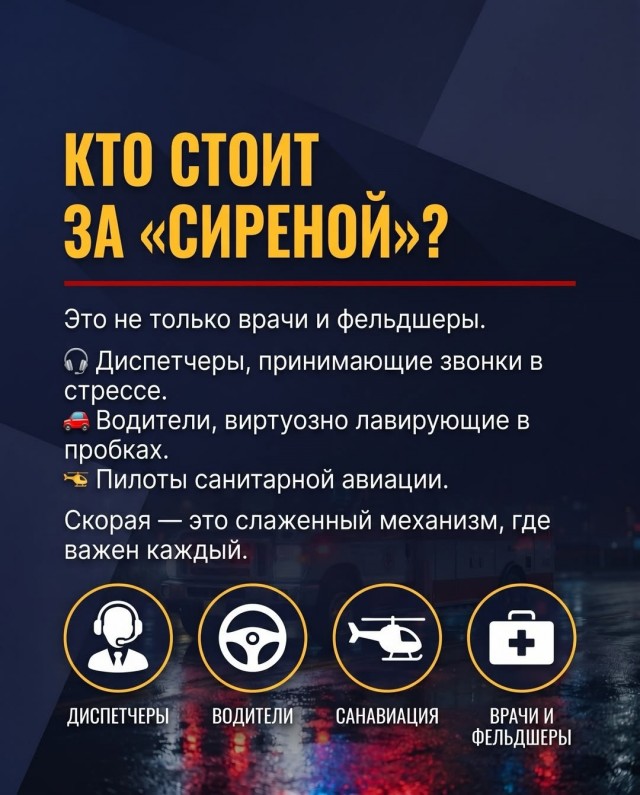 28 апреля День работников скорой медицинской помощи