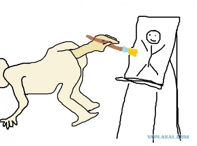 Нарисуй ЯПовца пейнтом