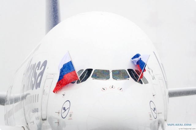 Airbus A380 снаружи и внутри