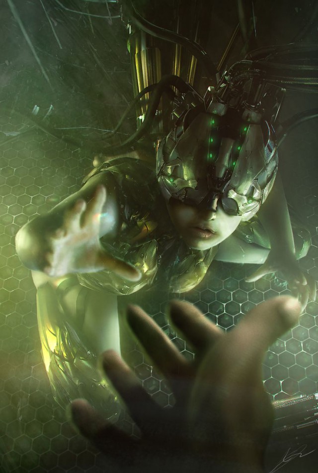 Рисунки : фантастика , Sci-Fi, киберпанк.