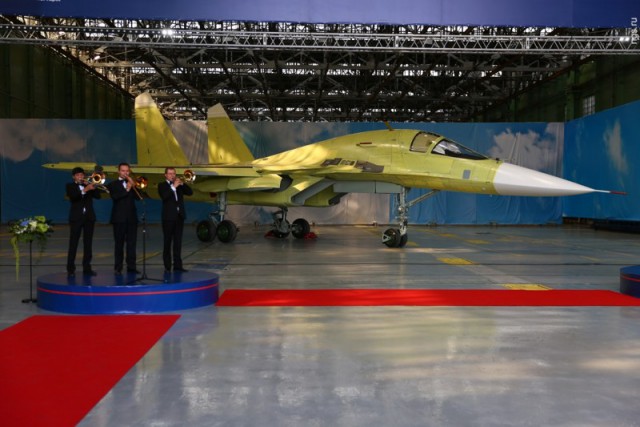 100-й серийный бомбардировщик Су-34 собран в Новосибирске