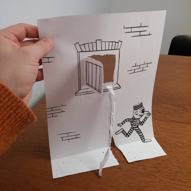 Жизненные бумажные арты