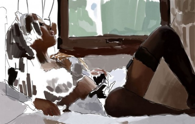 Рисуем девушку