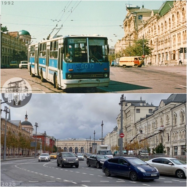 Фотосравнения. Москва 90-е и сейчас. Часть 2