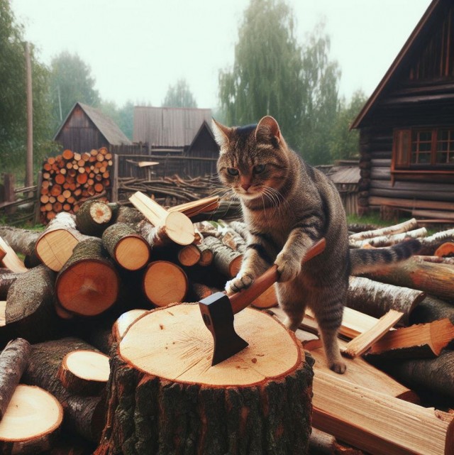 Удивительные приключения котиков в нейросети. К котовторнику