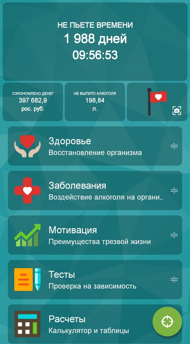 444 дня без алкоголя