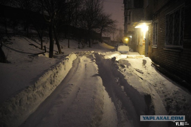 А во Владивостоке снова снежок