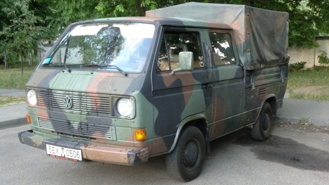 VW Transporter наваливает