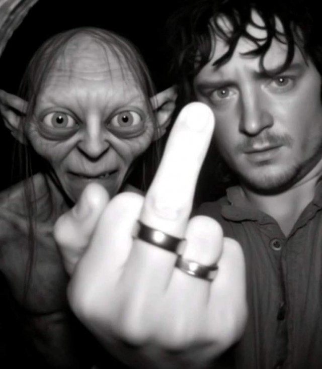 Мордор лунной ночью