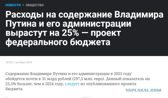 Бюджет на 2025 год