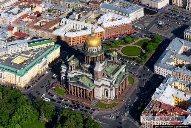 Санкт-Петербург с вертолета