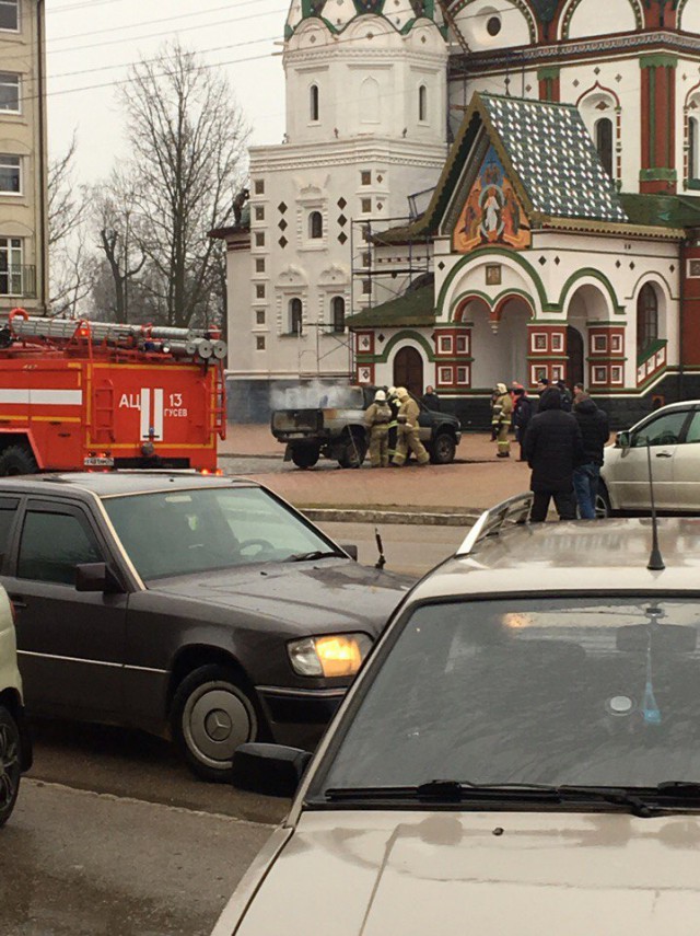 У нового храма в Гусеве совершено самосожжение