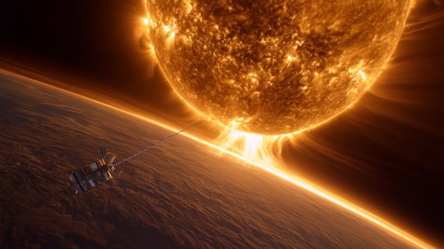 Солнце выбросило мощную вспышку класса M2.0