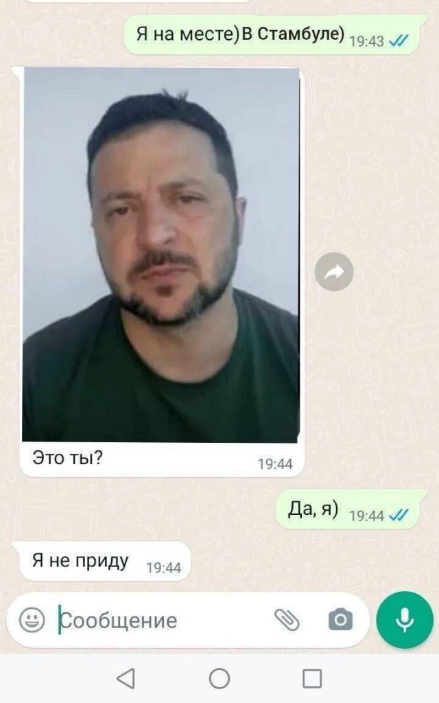 ⚡️Украина должна немедленно согласиться на предложенные Путиным переговоры в Турции, заявил Трамп