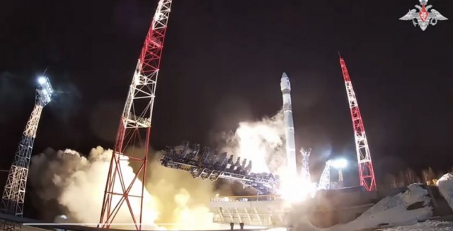 С космодрома Плесецк стартовала ракета-носитель «Союз-2.1в»