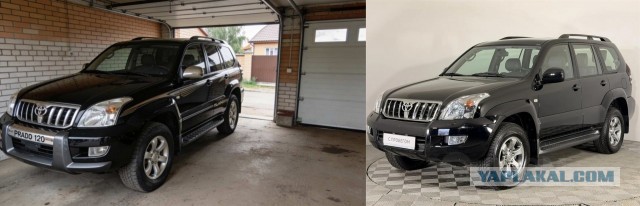 "Не бит, не крашен, не целован":в Подмосковье продают Toyota Land Cruiser Prado 2008 г.в., с пробегом 2122 км и ценой 8 мультов