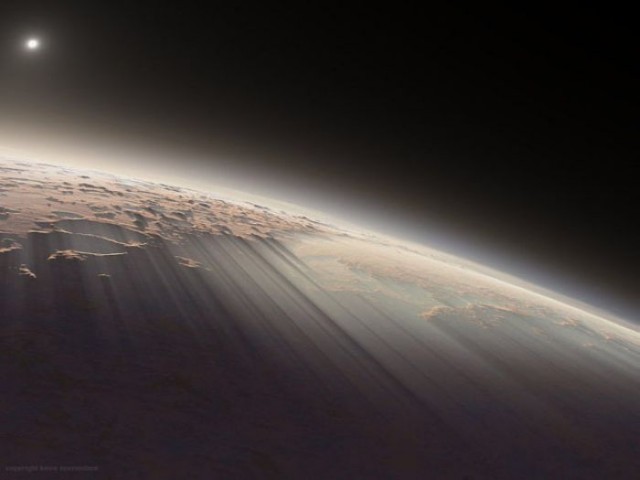 Рассвет на Марсе