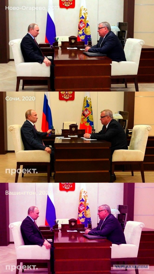 «Проект»: Путину оборудовали одинаковые кабинеты в Сочи и Подмосковье, чтобы скрыть его местоположение