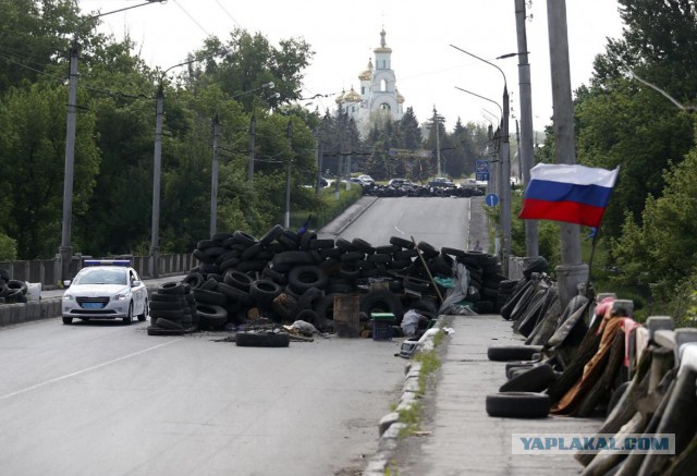 Горящий Донбасс в фотографиях