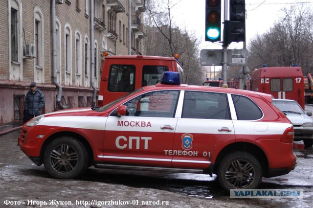 Пожарный порше кайен в москве