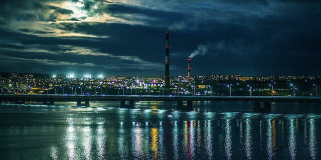 Полярная ночь. Мурманск