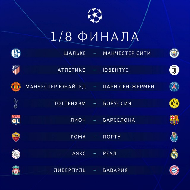 Champions League Сезон 2018/2019 Часть 1