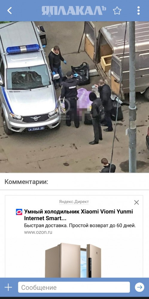 Ящики с мумифицированными трупами нашли в подъезде и в ГАЗели у дома в подмосковном Одинцово